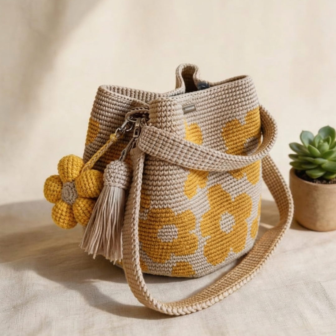 Pandora – Pletená taška boho