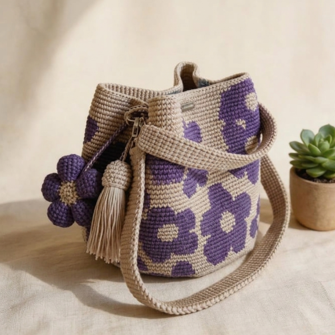 Pandora – Pletená taška boho