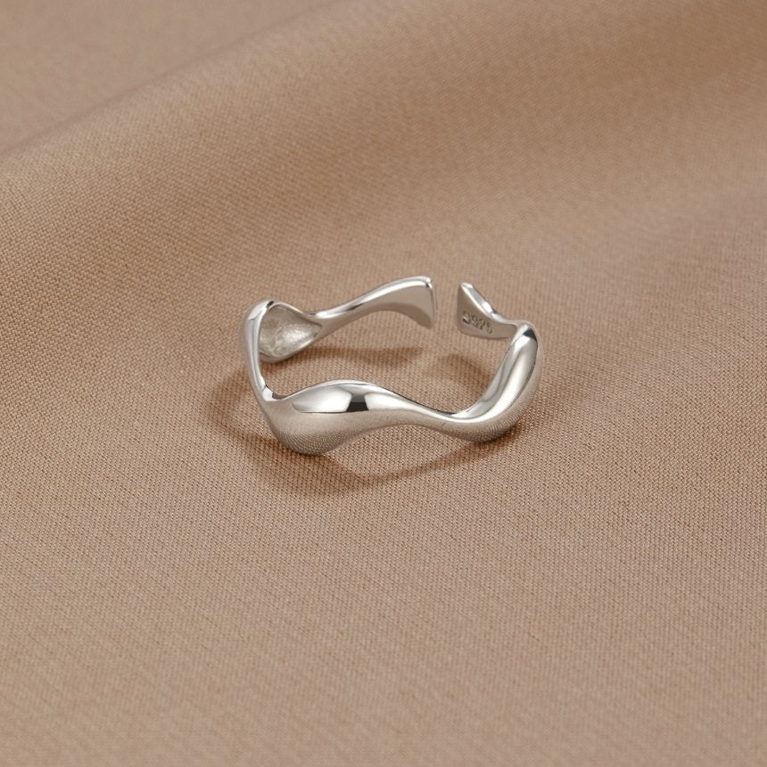 Vagues - Minimalistický Prsteň