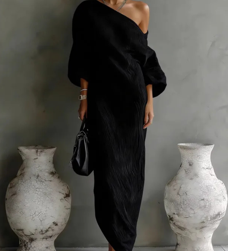 Katarína – elegantné šaty na jedno rameno