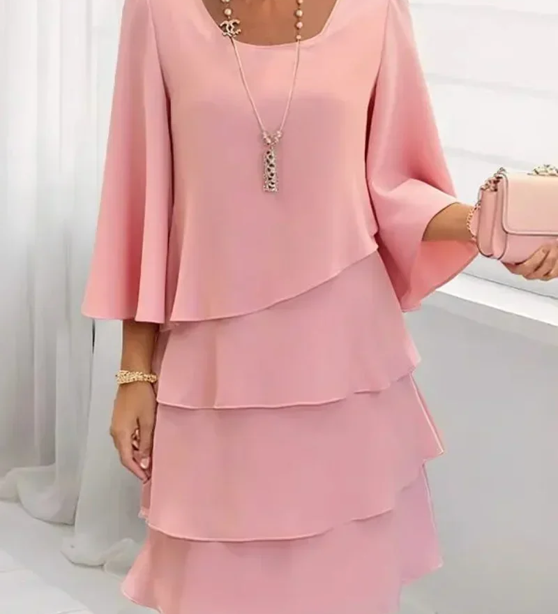 Catherine - Elegantná šaty s pruhmi