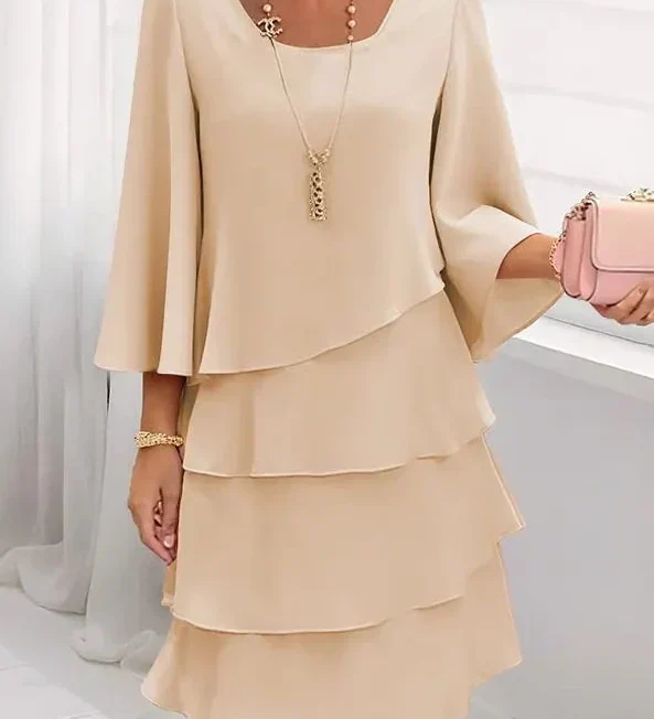 Catherine - Elegantná šaty s pruhmi