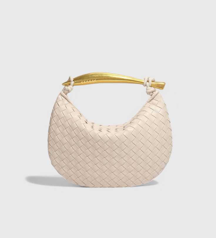 Taška Gerda Bolso Woven so Zlatou Rukoväťou