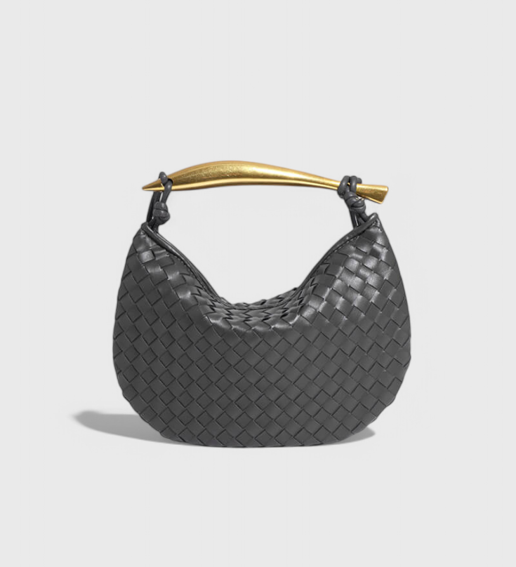 Taška Gerda Bolso Woven so Zlatou Rukoväťou