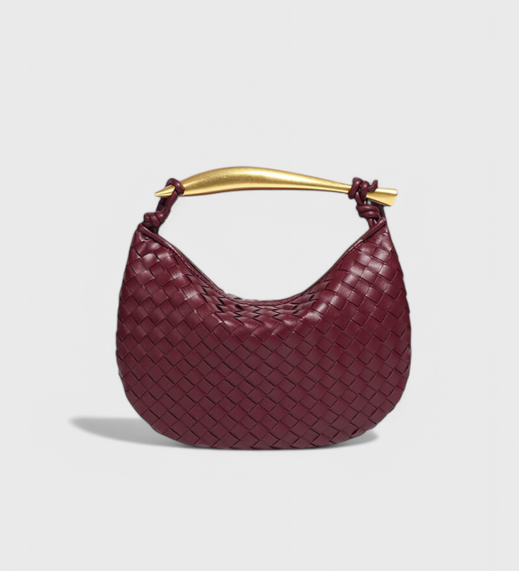 Taška Gerda Bolso Woven so Zlatou Rukoväťou