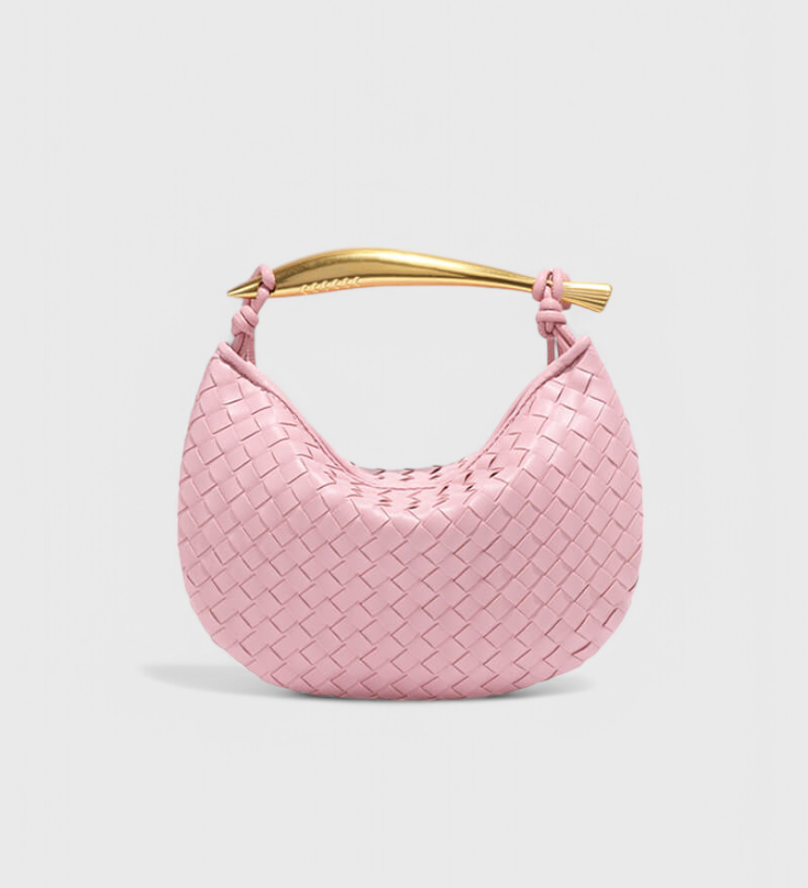 Taška Gerda Bolso Woven so Zlatou Rukoväťou