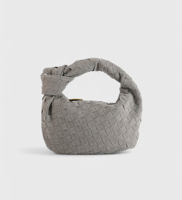 Mini Remi Woven Taška s Detailom Uzla