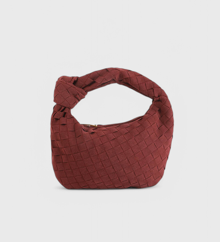 Mini Remi Woven Taška s Detailom Uzla