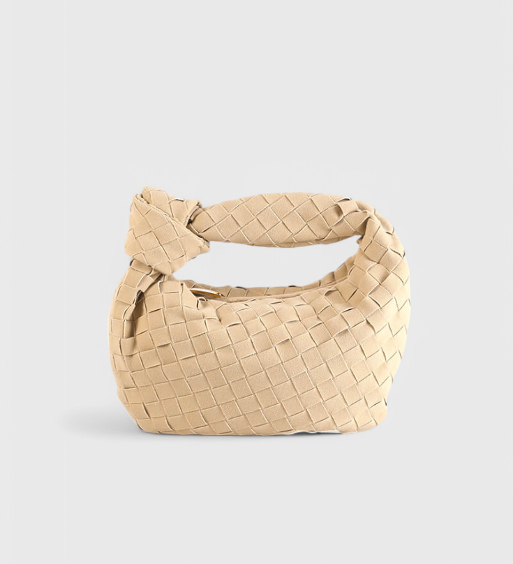 Mini Remi Woven Taška s Detailom Uzla