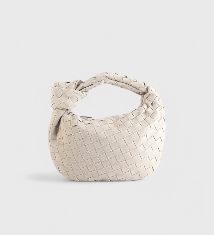 Mini Remi Woven Taška s Detailom Uzla