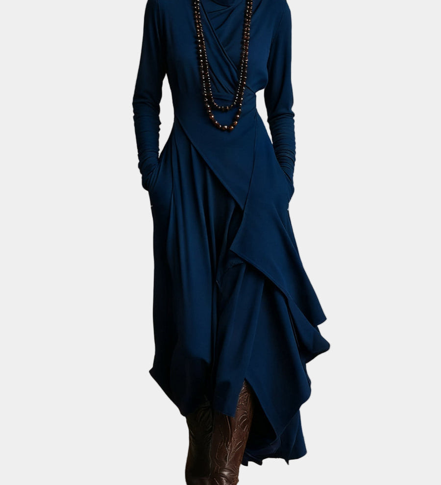 Petra - Asymetrická dlhá šaty