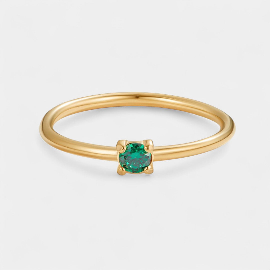 Ifigénia - Zlaté prstene s kameňom narodenia
