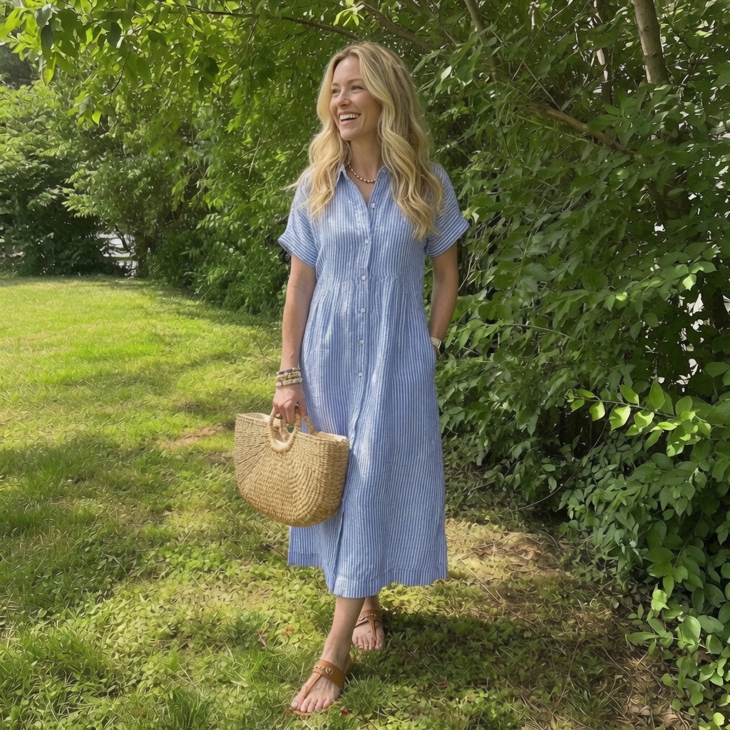 Odetka – Boho voľné maxi šaty
