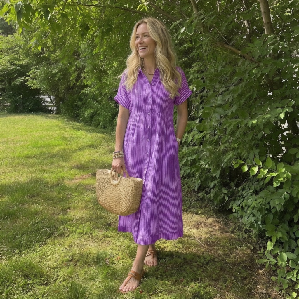 Odetka – Boho voľné maxi šaty