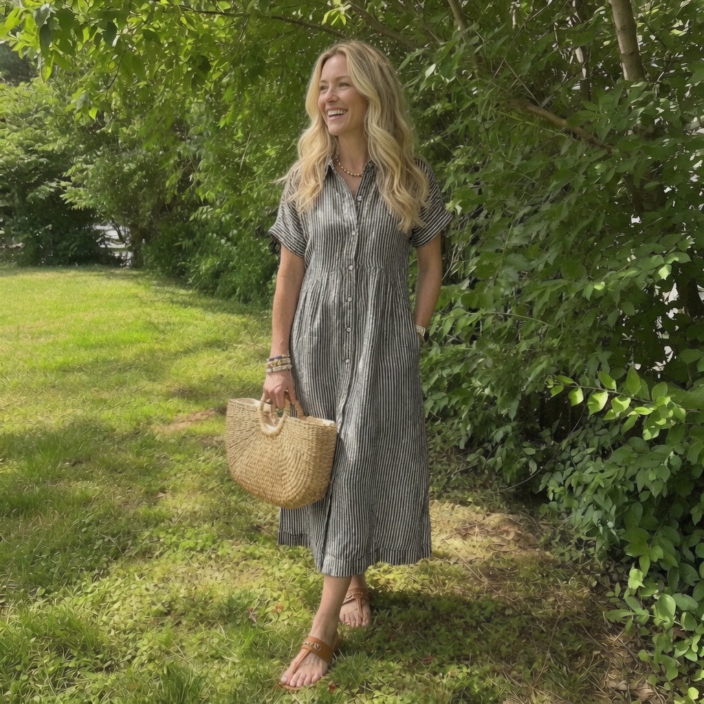 Odetka – Boho voľné maxi šaty