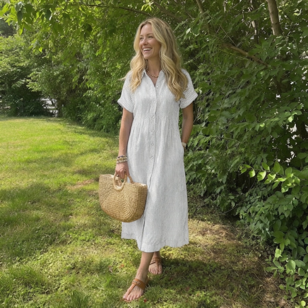 Odetka – Boho voľné maxi šaty