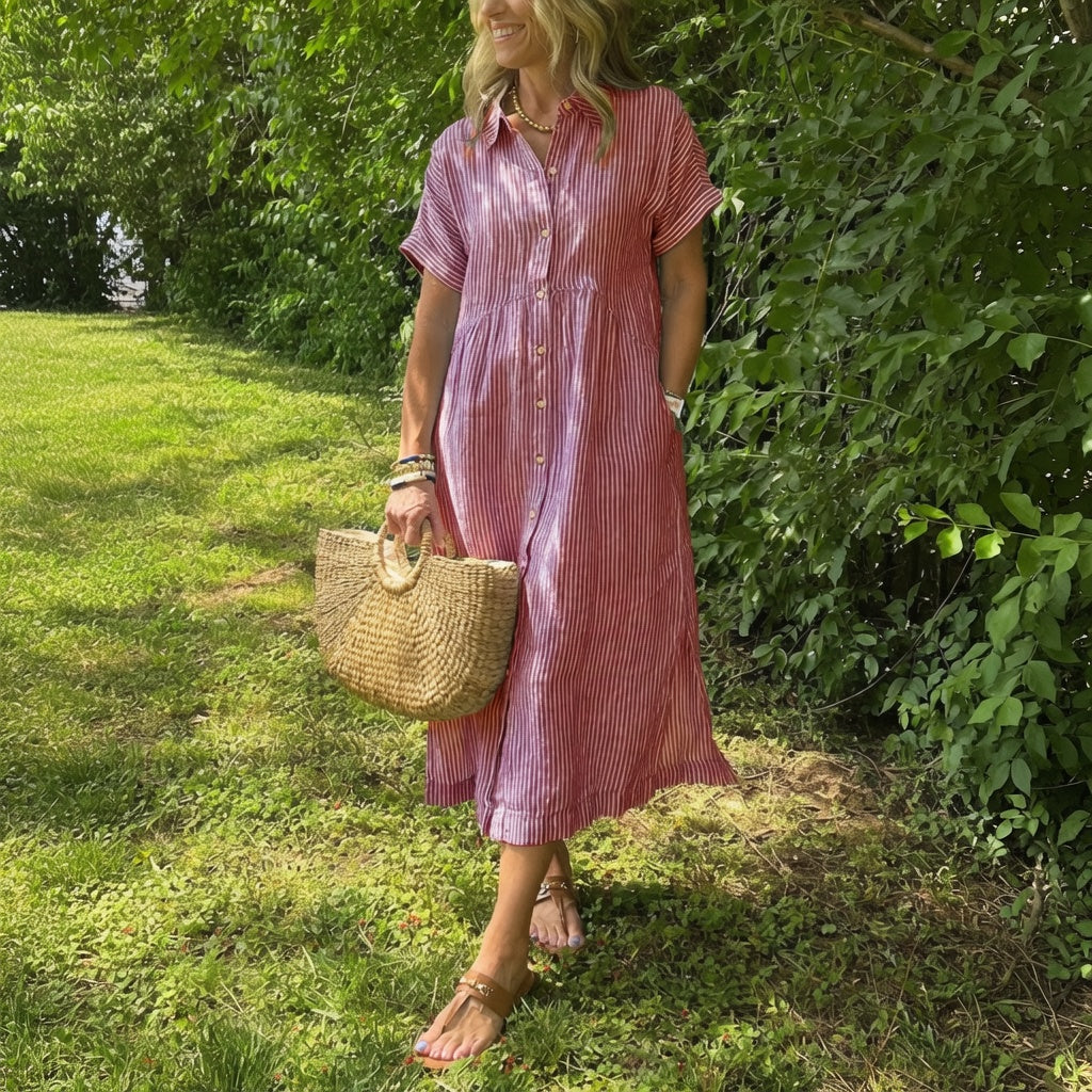 Odetka – Boho voľné maxi šaty