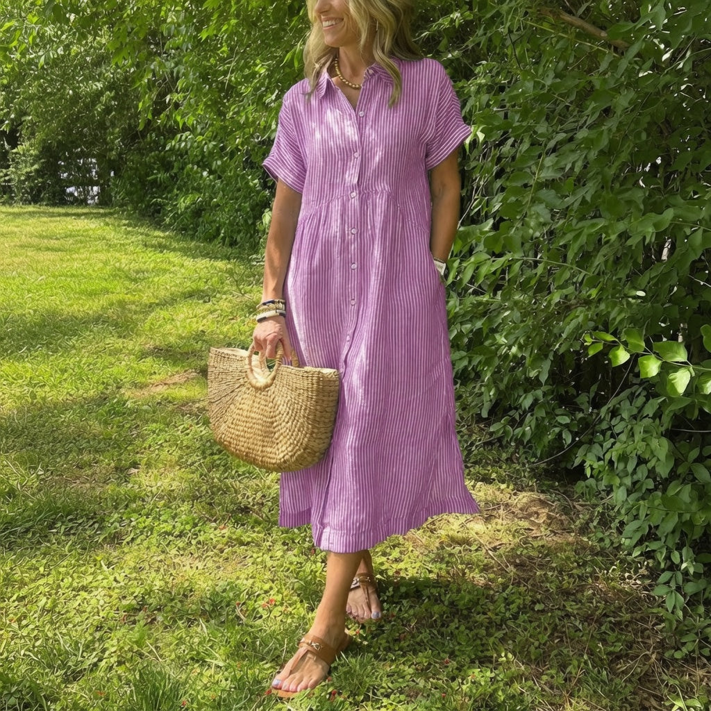 Odetka – Boho voľné maxi šaty