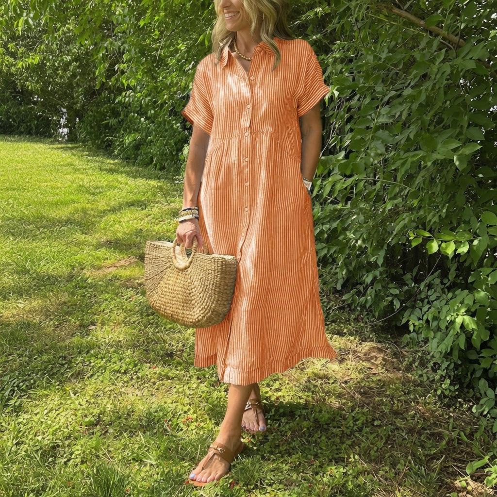 Odetka – Boho voľné maxi šaty