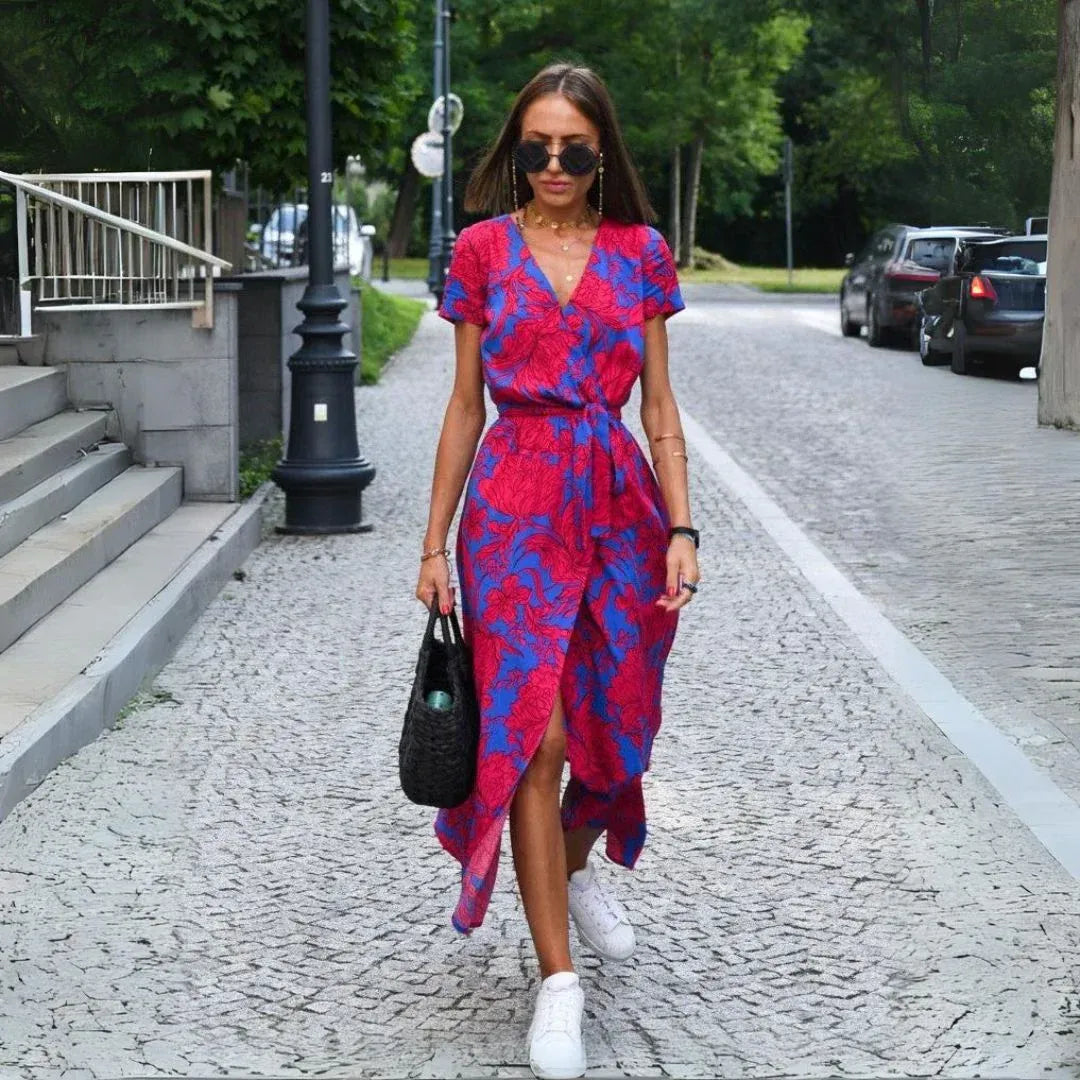 YARA | Elegantná šaty s preklopovým strihom a lichotivým fitom