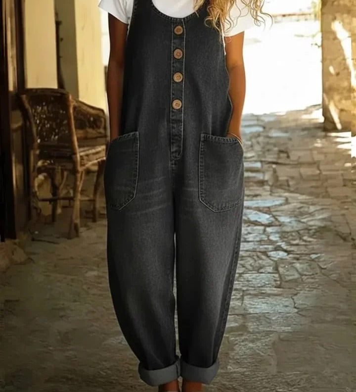 Ruth™ | Overaly z opraného bavlneného denimu