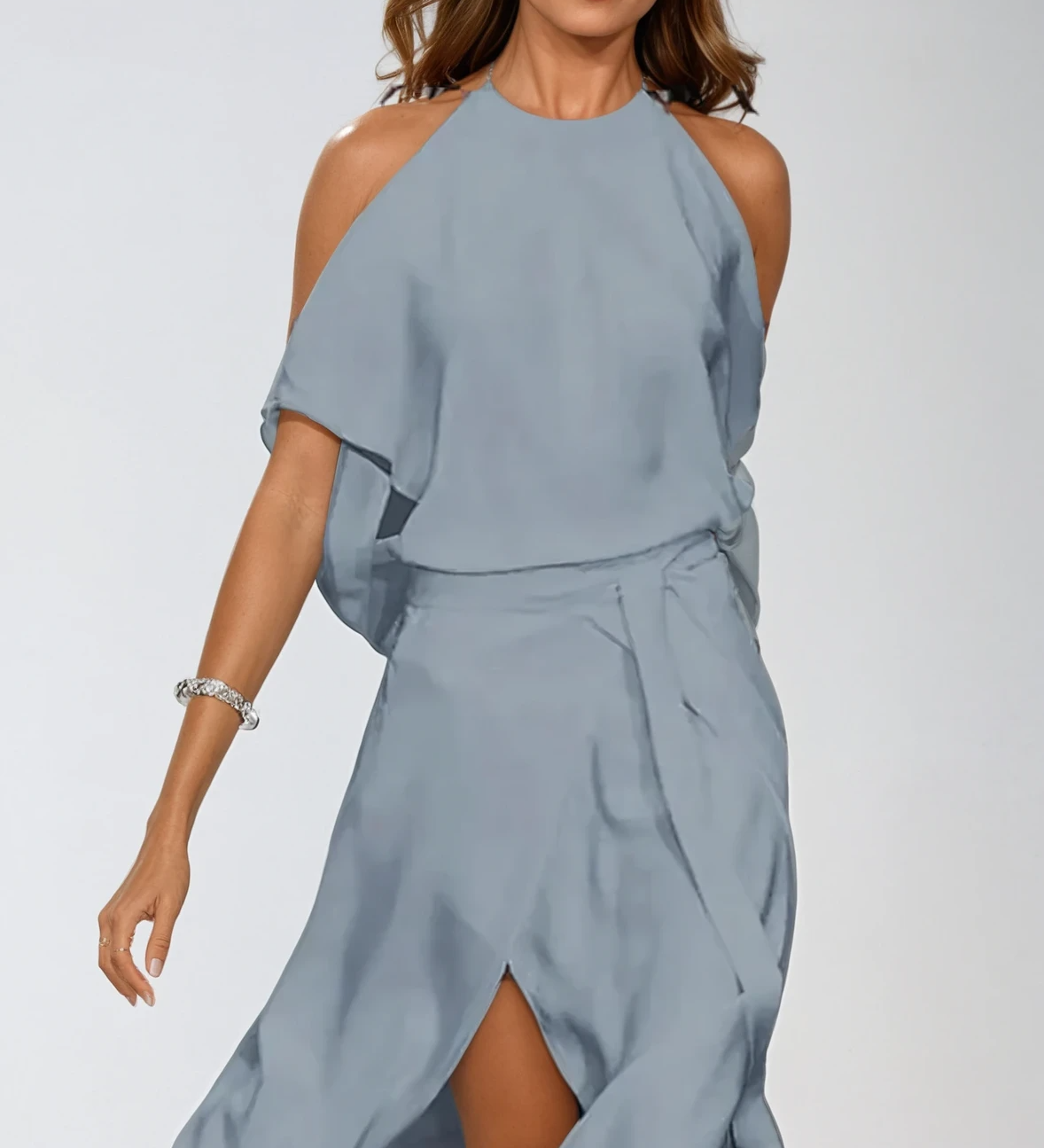 Amélia – Halter midi šaty