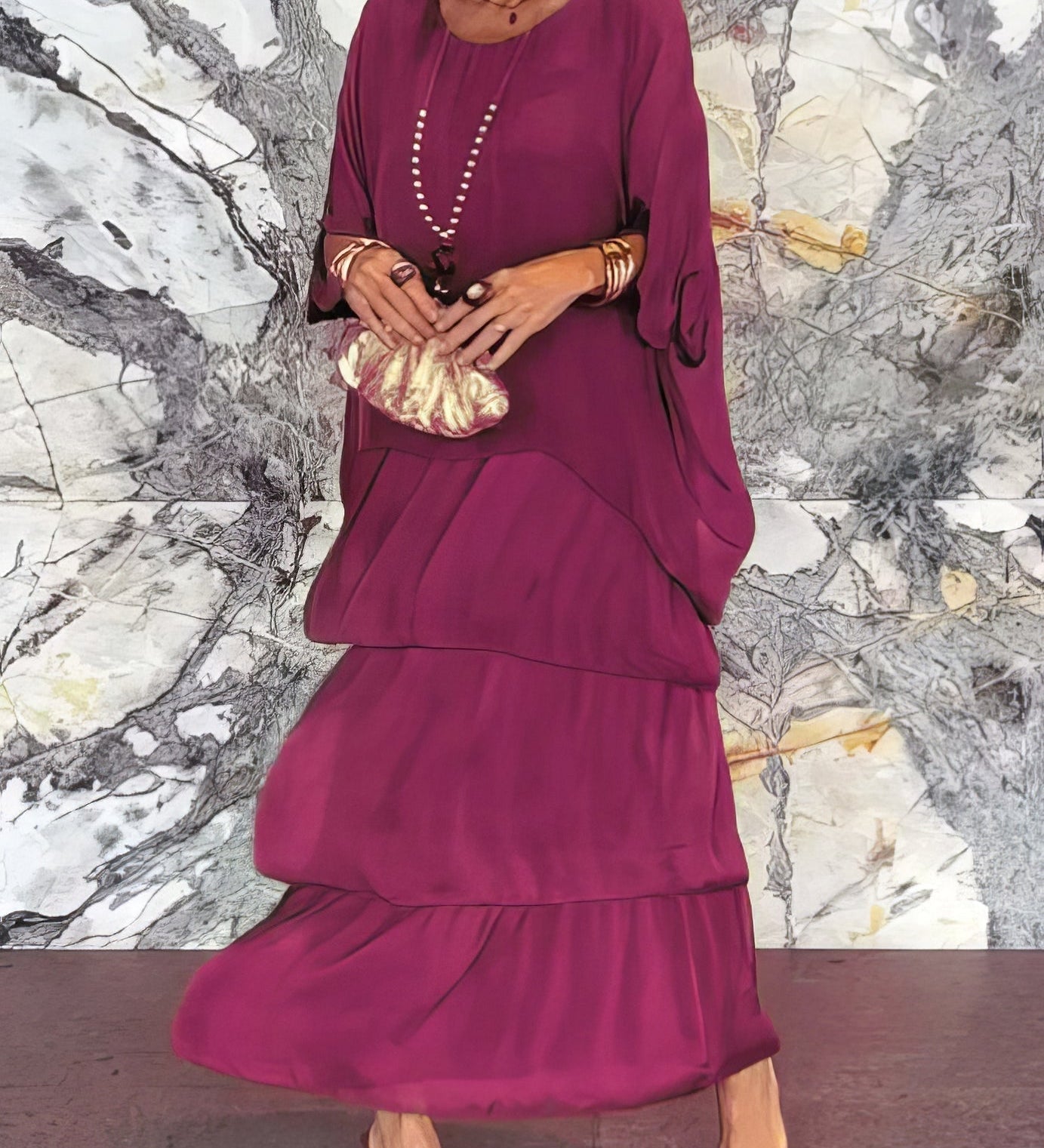 Caroline | Elegantná maxi šaty, pohodlné na všetky príležitosti